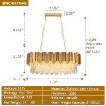 Modern Gold Crystal Chandelier for Any Room