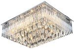 K9 Crystal Flush Ceiling Light with Remote and Bluetooth