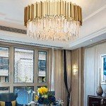 Elegant LED Crystal Chandelier for Dining Room