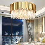Elegant LED Crystal Chandelier for Dining Room