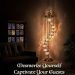 Turkish Mosaic 7-Foot Floor Lamp - Boho Chic