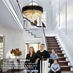 Gold and Black Modern Crystal Chandelier Fixture