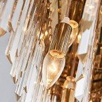 Elegant LED Crystal Chandelier for Dining Room
