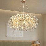 Modern Gold Crystal Chandelier with 20 Lights
