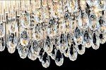 K9 Crystal Flush Ceiling Light with Remote and Bluetooth