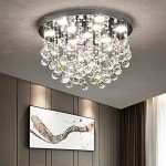 Modern 20" Mini Crystal Chandelier with Dimming