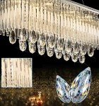 K9 Crystal Flush Ceiling Light with Remote and Bluetooth