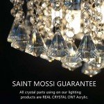 Modern K9 Crystal Raindrop LED Ceiling Chandelier