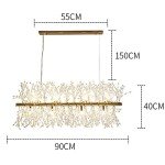Gold Crystal Fireworks Chandelier for Every Room