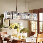 Modern K9 Crystal Rectangle Chandelier Light Fixture