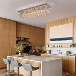 Modern K9 Crystal Raindrop Chandelier Lamp