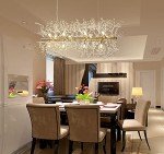 Gold Crystal Fireworks Chandelier for Every Room