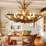 Antler Chandelier Light Fixture for Home Décor