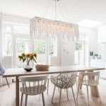 Modern Rectangular Crystal Chandelier with 8 Lights