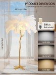 Modern Ostrich Feather Floor Lamp for Living Room