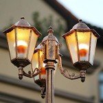 Victorian Outdoor 3-Light Lamp Post Lantern