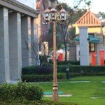 Victorian Outdoor 3-Light Lamp Post Lantern