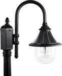 Gama Sonic Orion Black Post Light - 94.63" Tall