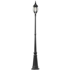 Vintage Black Solar Lamp Post Light for Outdoors