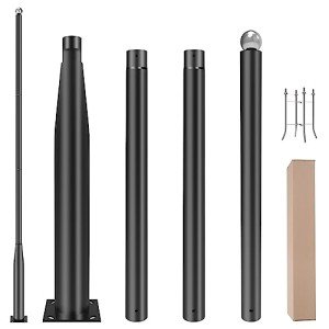 Dimgogo 13ft Solar Street Lamp Post for Outdoors