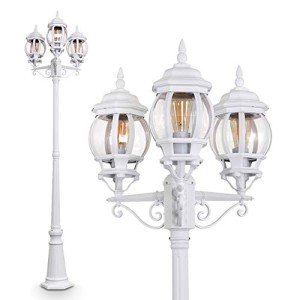 Hofstein Lentua Antique-Style Outdoor 3-Arm Lamp