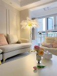 Modern Ostrich Feather Floor Lamp for Living Room