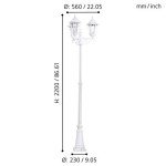 Victorian Style Outdoor Lamp Post - Navedo