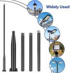 Dimgogo 13ft Solar Street Lamp Post for Outdoors