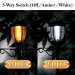 Kenwick Solar Lamp Post and Planter - White