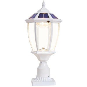 Dusk to Dawn Solar Post Light for Outdoors