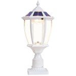 Dusk to Dawn Solar Post Light for Outdoors
