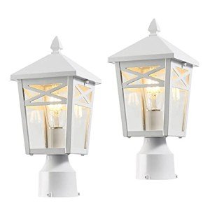 Moonlok Dusk to Dawn Outdoor Post Lights - 2 Pack