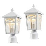 Moonlok Dusk to Dawn Outdoor Post Lights - 2 Pack