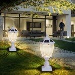 Dusk to Dawn Solar Post Light for Outdoors