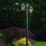 GAMA SONIC Windsor Solar Lamp Post Light Kit