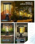 Seovix Solar Post Lights - 2 Pack Outdoor Lamps