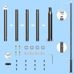 19.7Ft Solar Street Light Pole for Outdoors