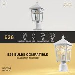 Moonlok Dusk to Dawn Outdoor Post Lights - 2 Pack
