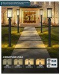 Seovix Solar Post Lights - 2 Pack Outdoor Lamps