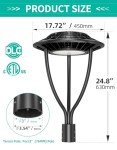 100W LED Circle Area Light for Outdoor Use
