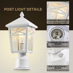 Moonlok Dusk to Dawn Outdoor Post Lights - 2 Pack