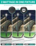 100W LED Circle Area Light for Outdoor Use