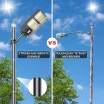 19.7Ft Solar Street Light Pole for Outdoors