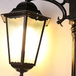 Antique Outdoor Landscape Post Light with 2 Heads