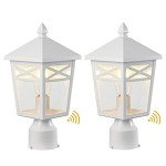 Moonlok Dusk to Dawn Outdoor Post Lights - 2 Pack