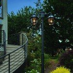 GAMA SONIC Windsor Solar Lamp Post Light Kit