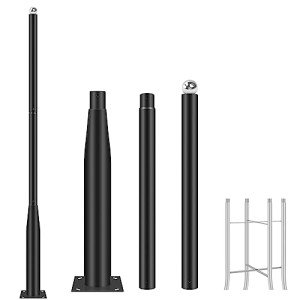 10Ft Solar Street Light Pole for Outdoor Use