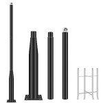 10Ft Solar Street Light Pole for Outdoor Use