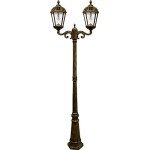 Gama Sonic Solar Lamp Post Kit with Double Head