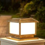Solar Square Post Cap Light for Outdoor Use